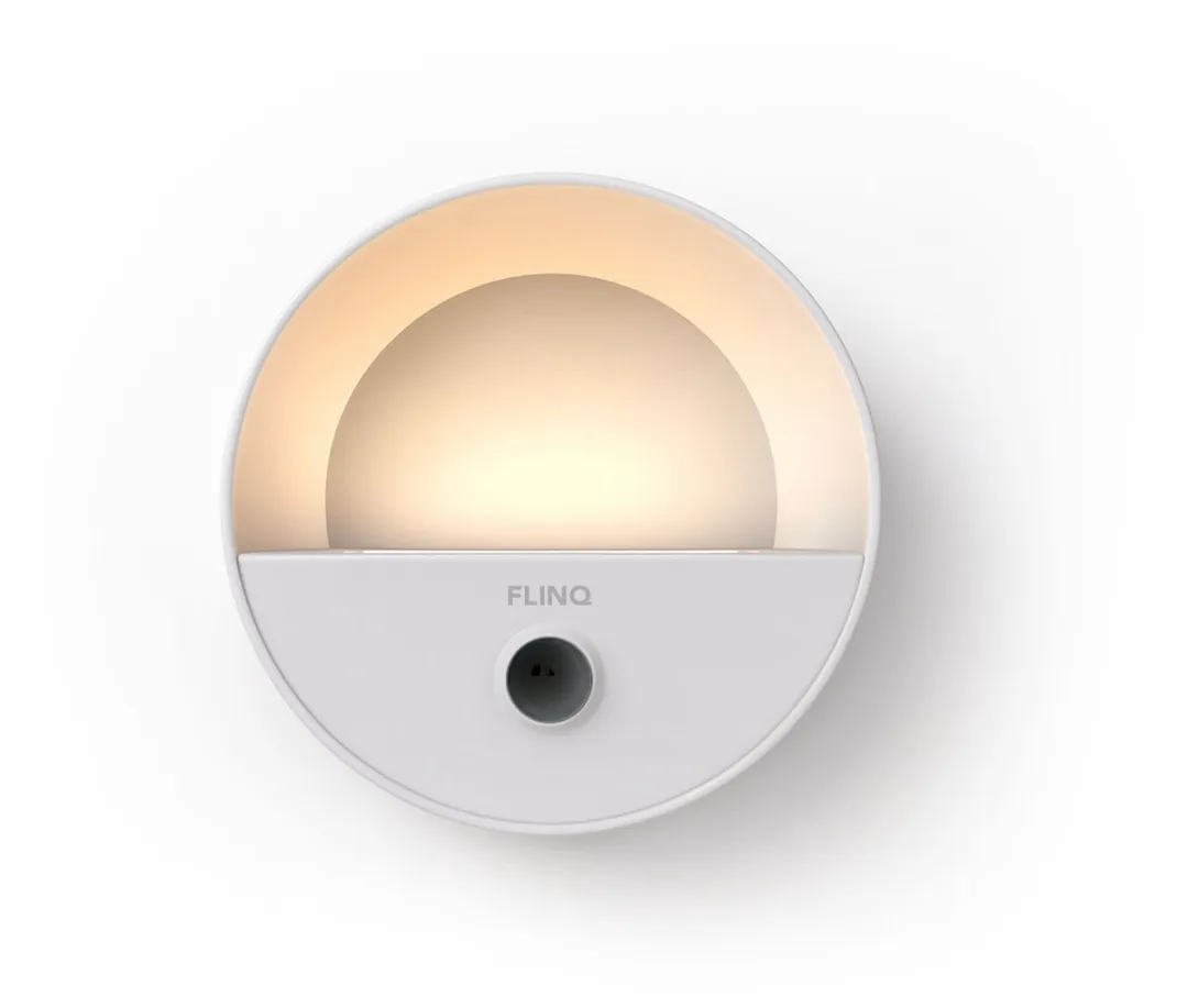 FlinQ Oplaadbare Wandlamp Halo Lights 3-pack - Bewegingsensor - 3000K