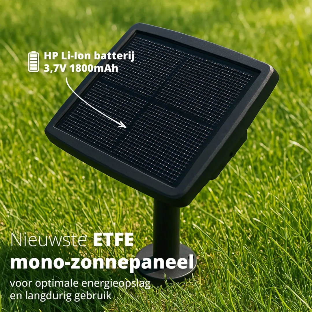 FlinQ Solar Lichtsnoer 15m - 14 LED Lampjes Wit