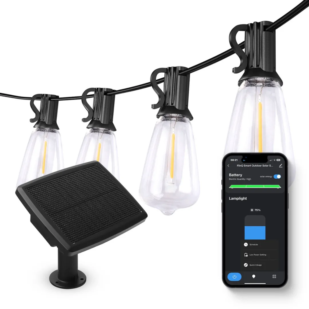 FlinQ Solar Lichtsnoer 15m