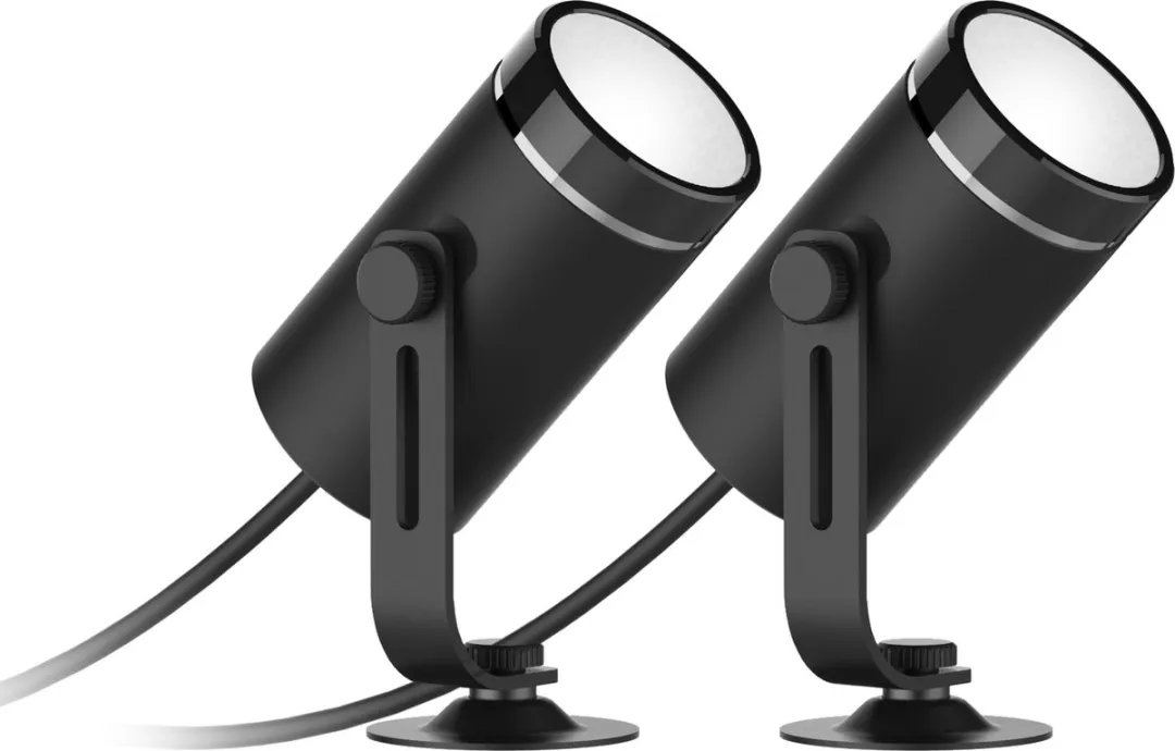 Deltaco SH-GLEX01 Smart Home Slimme Tuinverlichting - 2 RGB Spots - Zwart - afbeelding 3 van 6