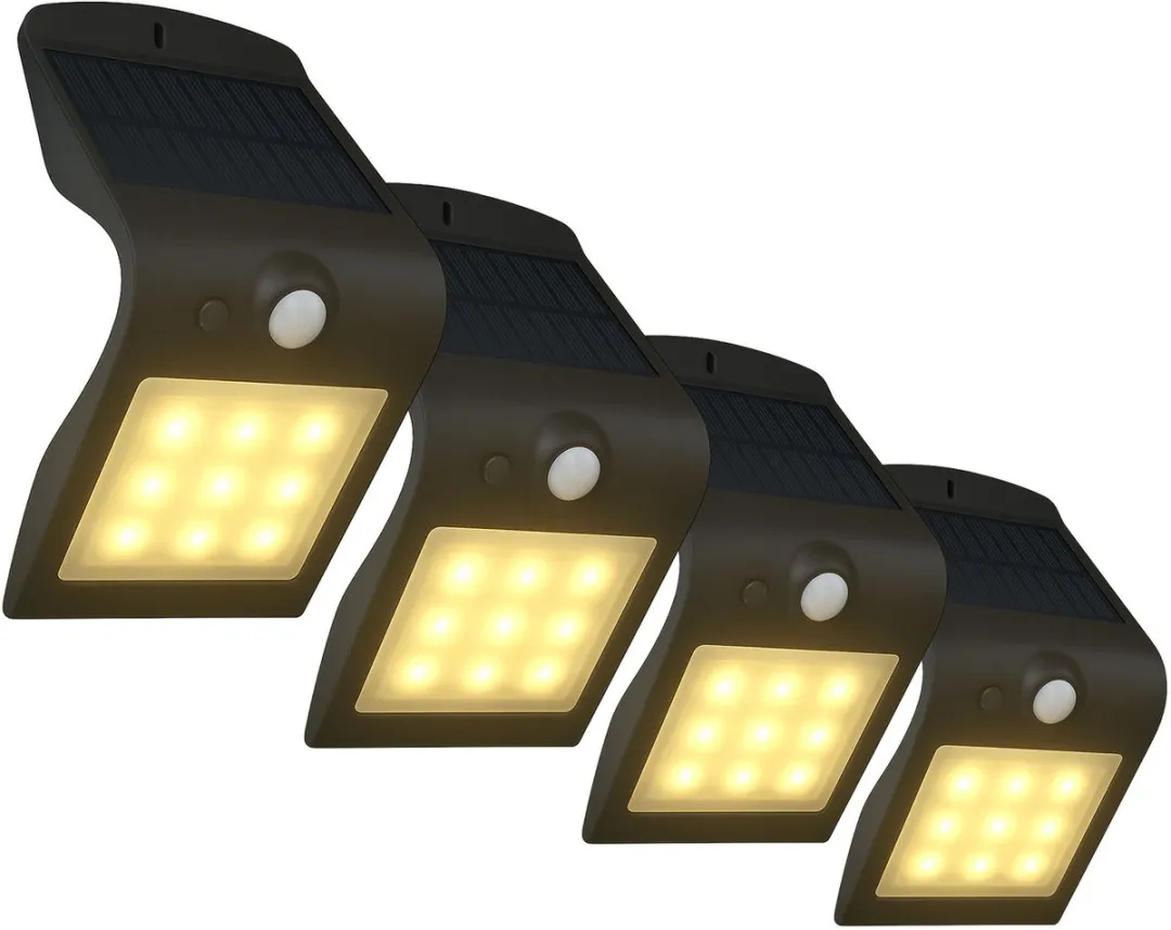 FlinQ Geisha 4-Pack Zonne Wandlamp Buiten