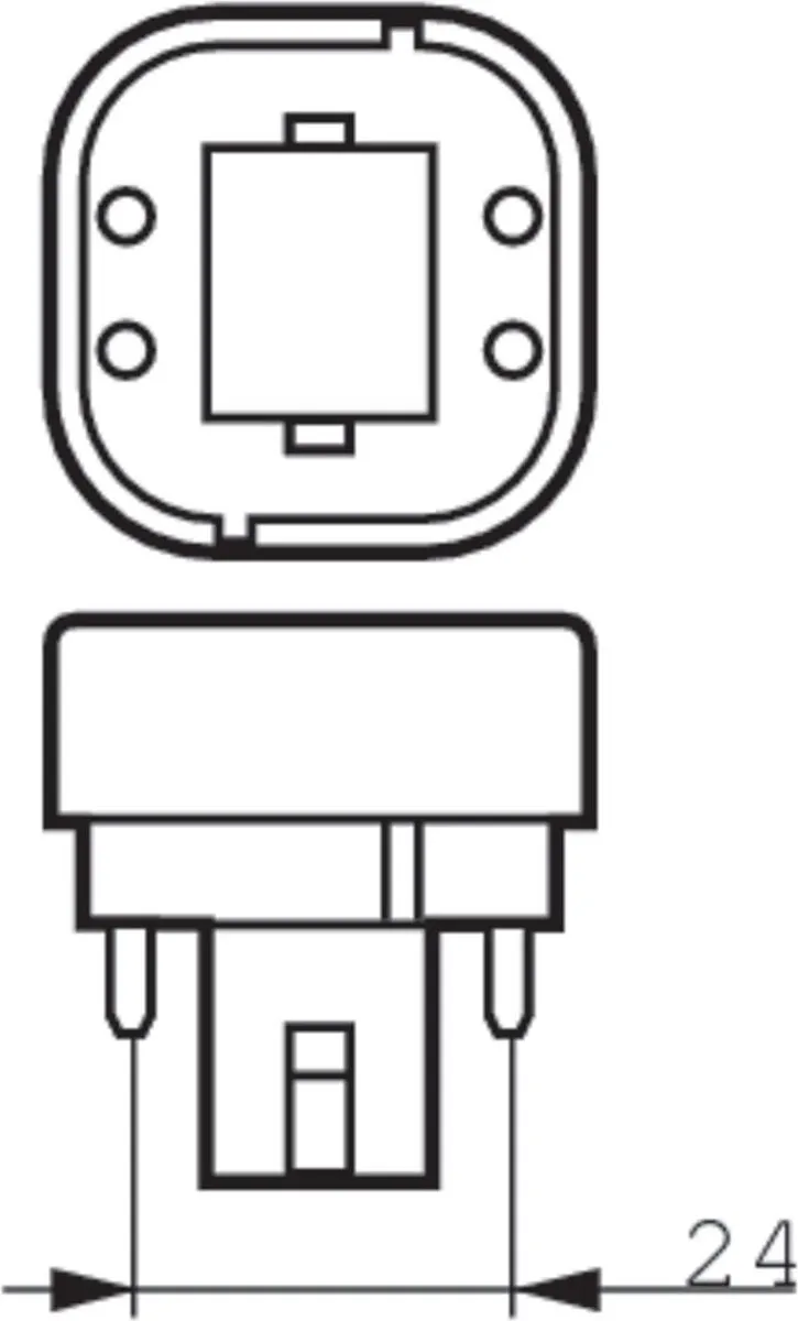 Philips MASTER PL-C 26W 827 Warm Wit Mat - 2700K