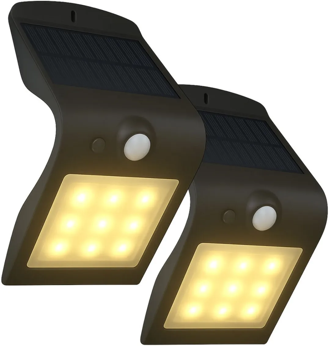 FlinQ Geisha 2-Pack Zonne Wandlamp Buiten