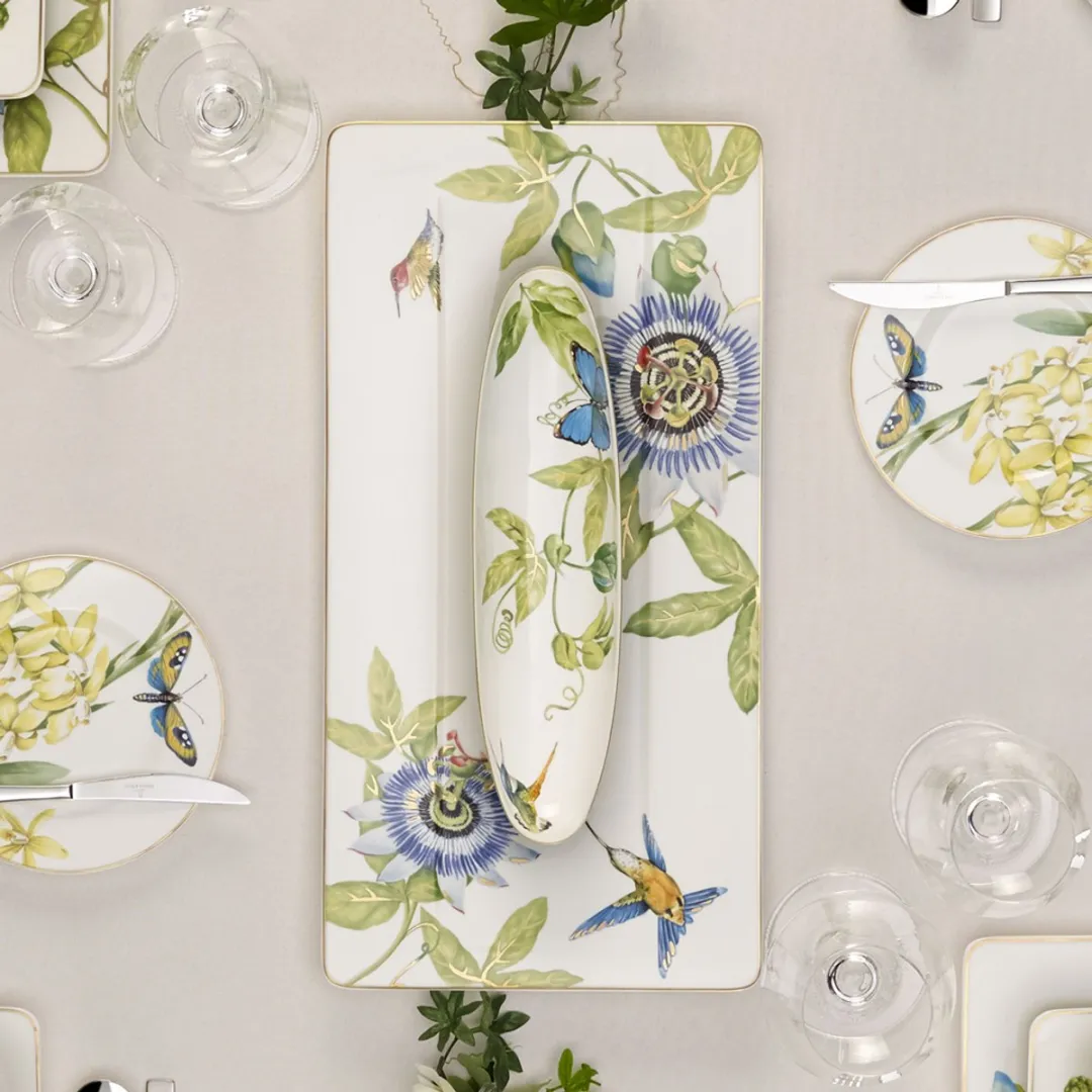 Villeroy & Boch Amazonia Ovale Schaal 29x7cm - Gekleurd