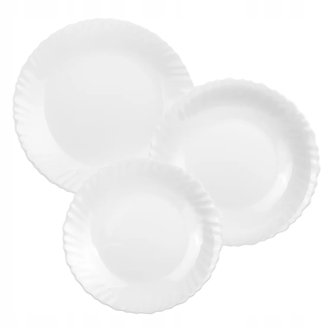 Luminarc Esten Servies 18-delig - Wit