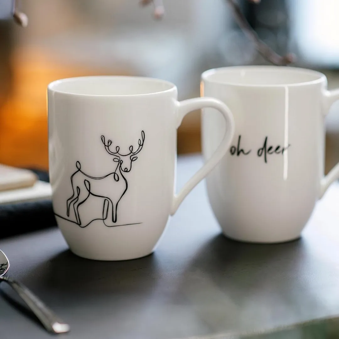 Villeroy & Boch XMAS Rendier Mokken 2-delig