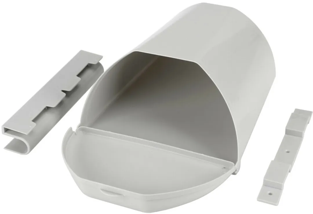 Lampa Afvalbak met deksel 6 liter - Grijs