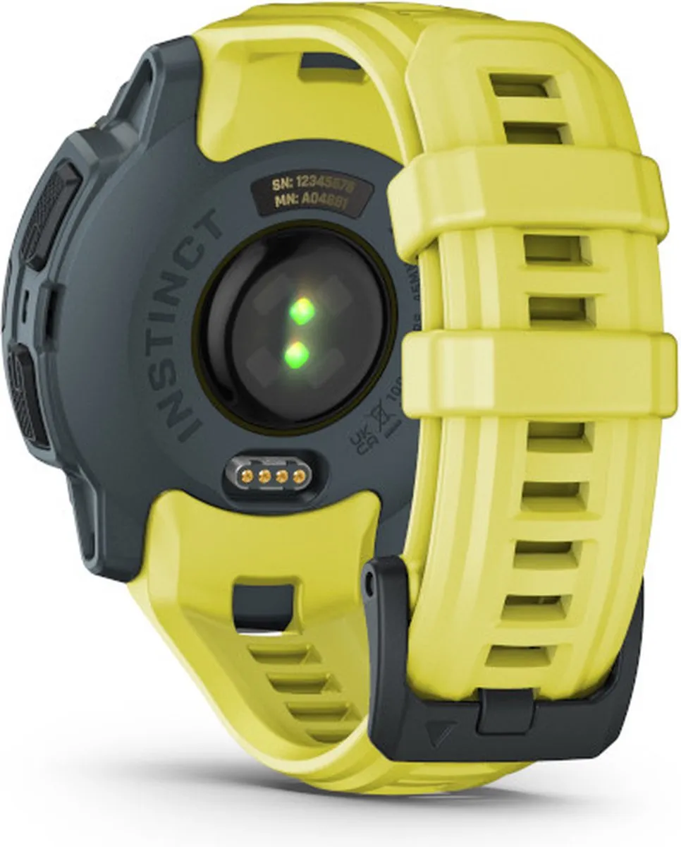 Garmin Instinct E Smartwatch 45mm - Geel/Zwart - afbeelding 6 van 6