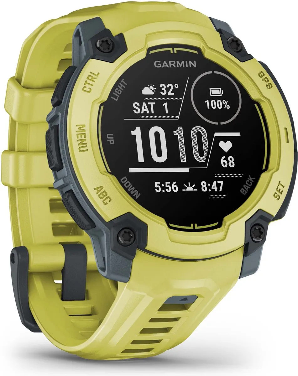 Garmin Instinct E Smartwatch 45mm - Geel/Zwart