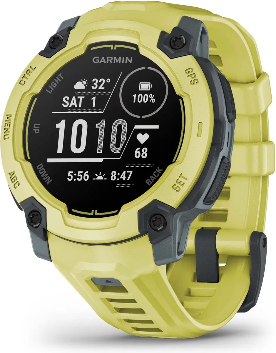 Garmin Instinct E Smartwatch 45mm - Geel/Zwart