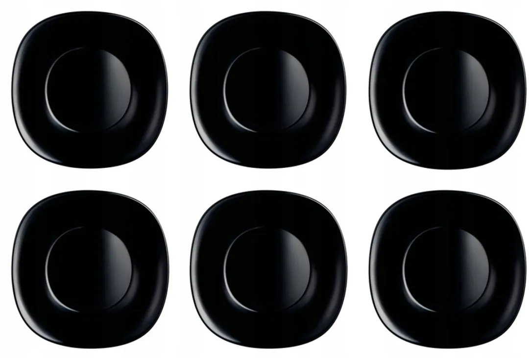 Luminarc Carine Neo Dessertborden 19,5cm - 6 Stuks - Zwart - afbeelding 4 van 5