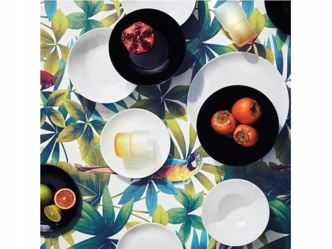 Luminarc Diwali Servies 44-delig - 6 Personen - Zwart/Wit - afbeelding 3 van 5