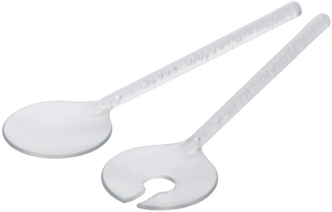 Westmark Bubbles Saladebestek 2-delig - 27,5 cm - Transparant