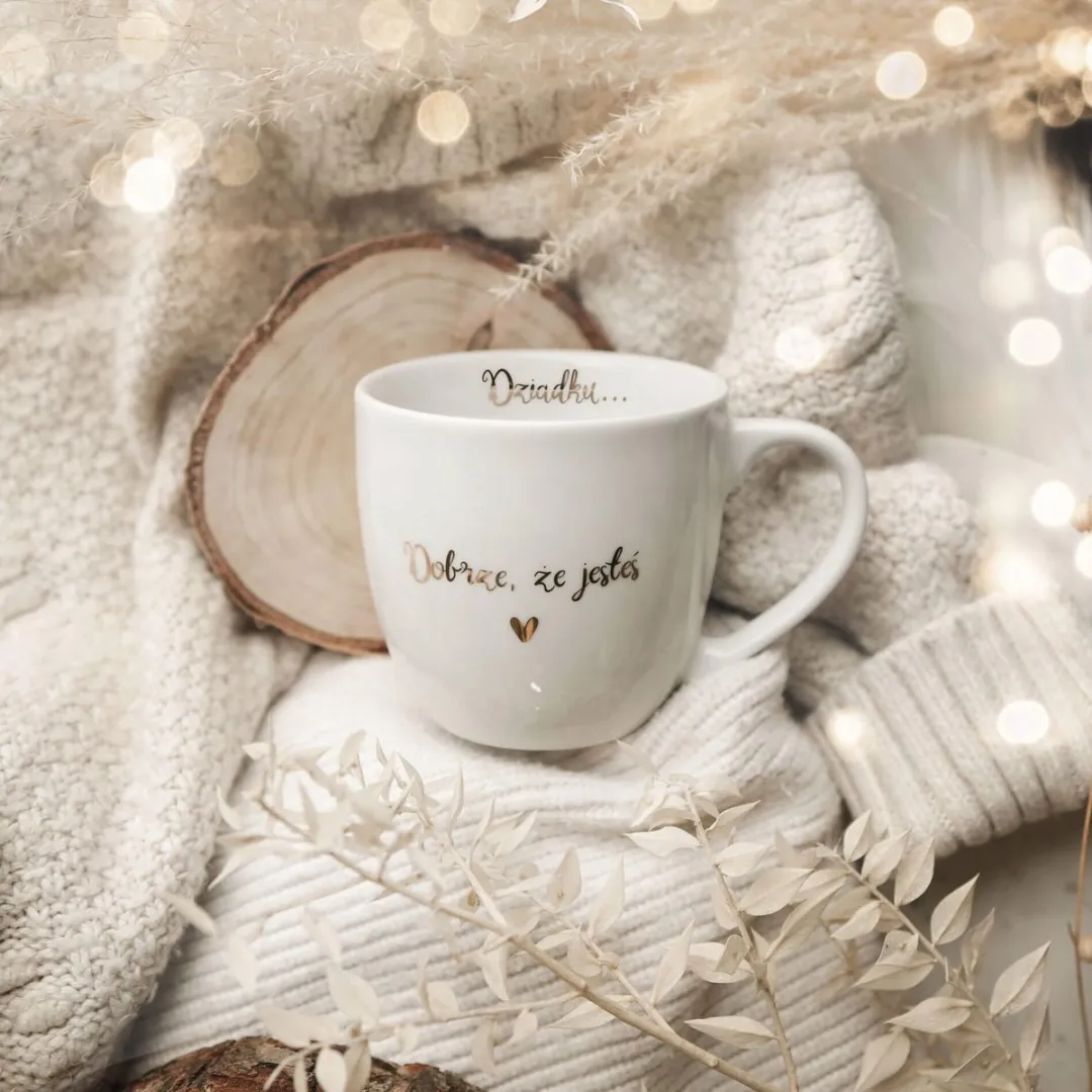 Gouden Mok 300ml 'Lieve Opa, Fijn Dat Je Bestaat'