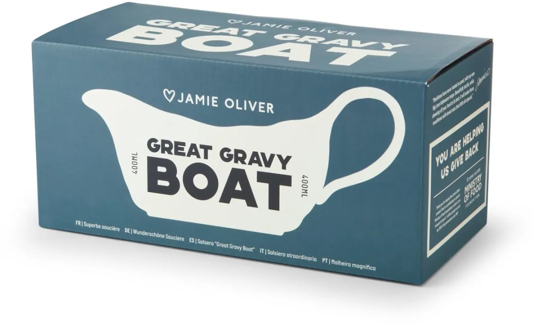 Jamie Oliver Great Gravy Boat Keramiek 0.4L - Wit
