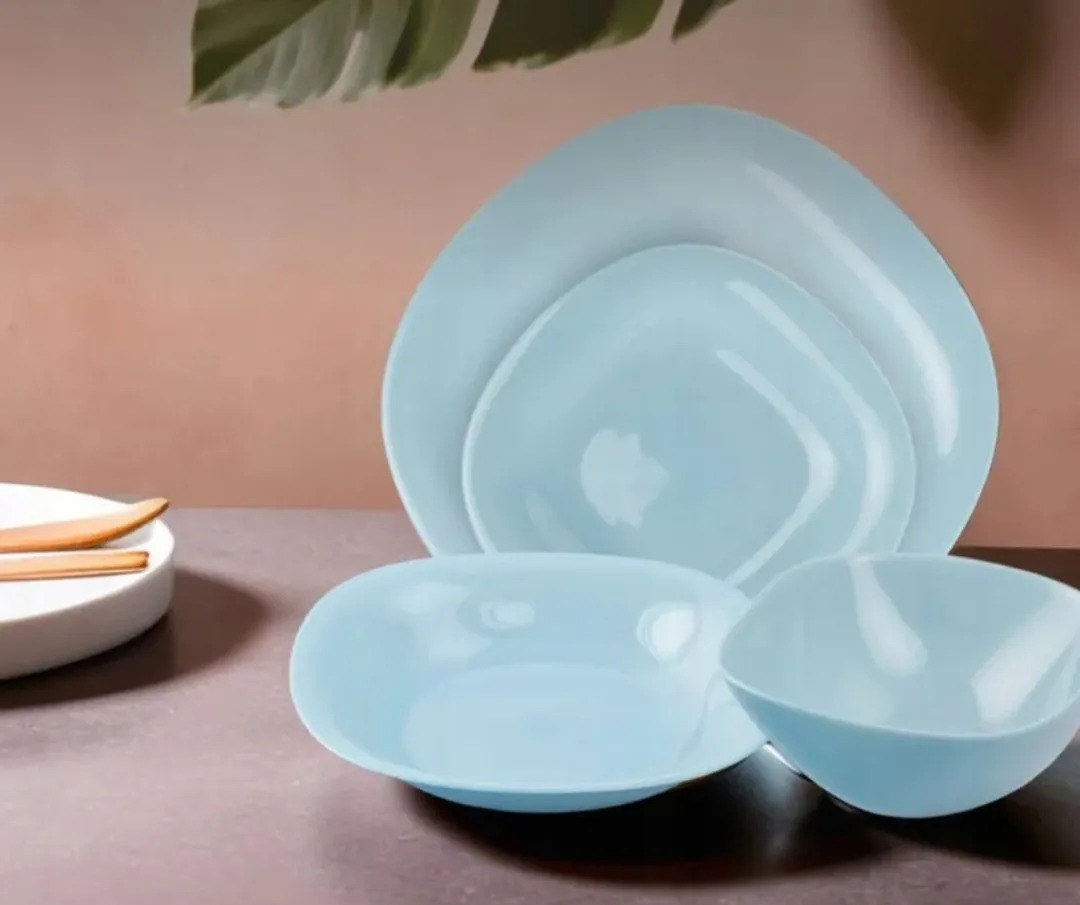 Luminarc Carine Dessertbord Blauw 19cm - Gehard glas