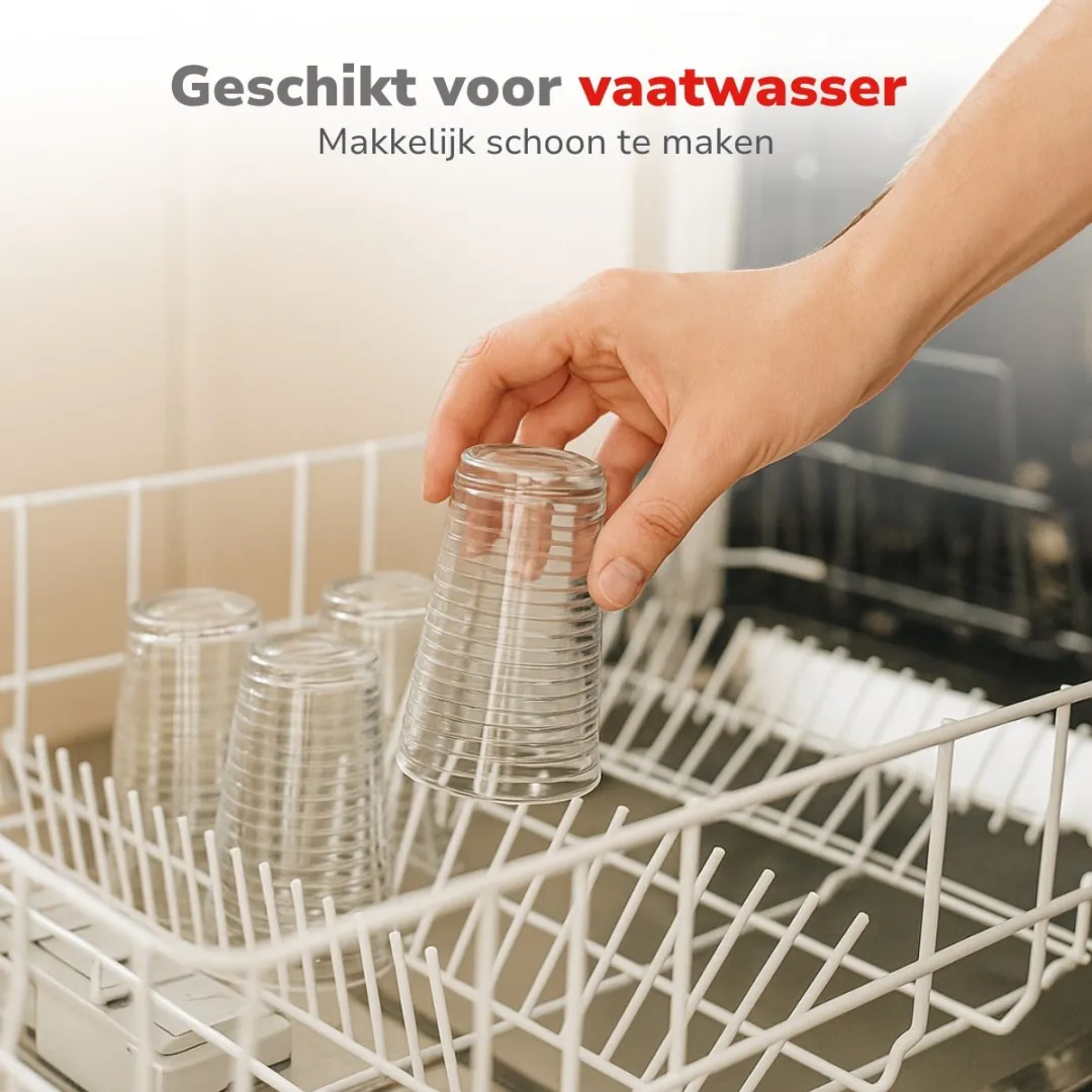 Alpina Waterglazen Set 6 Stuks - 220ml Transparant