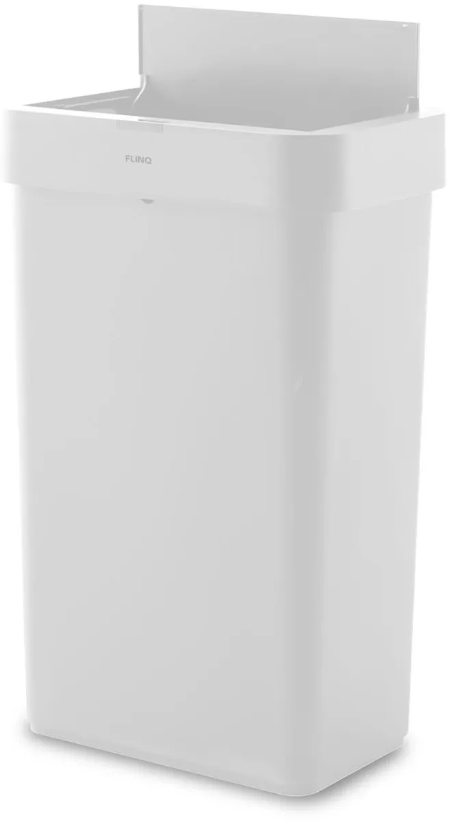 FlinQ Arvento Prullenbak - Vuilnisbak met Sensor en Softclose Deksel - Afvalbak voor Keuken en Kantoor - 50 Liter