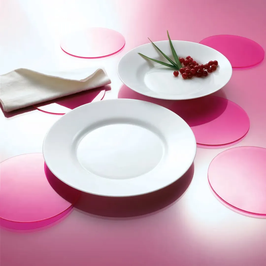 Luminarc Plumi Servies 18-delig - 6 Personen - Wit-Zwart