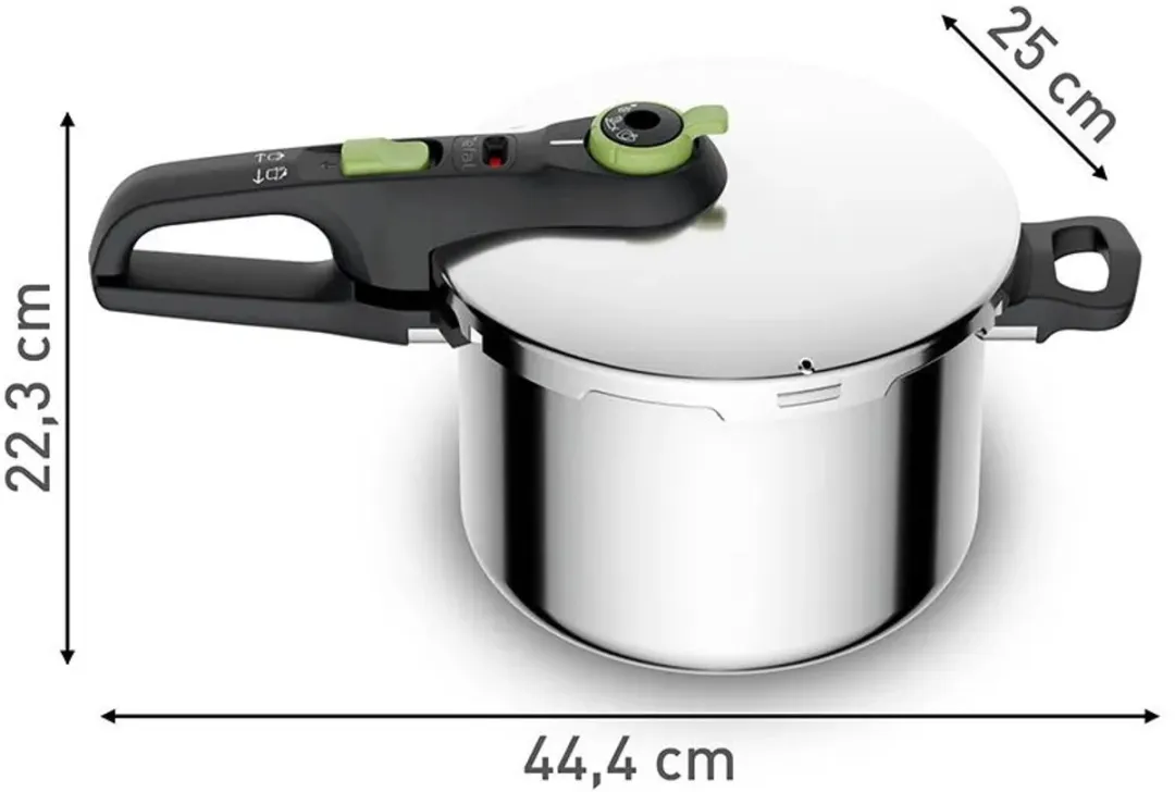 Tefal Snelkookpan 6L - RVS - 22cm - afbeelding 6 van 6