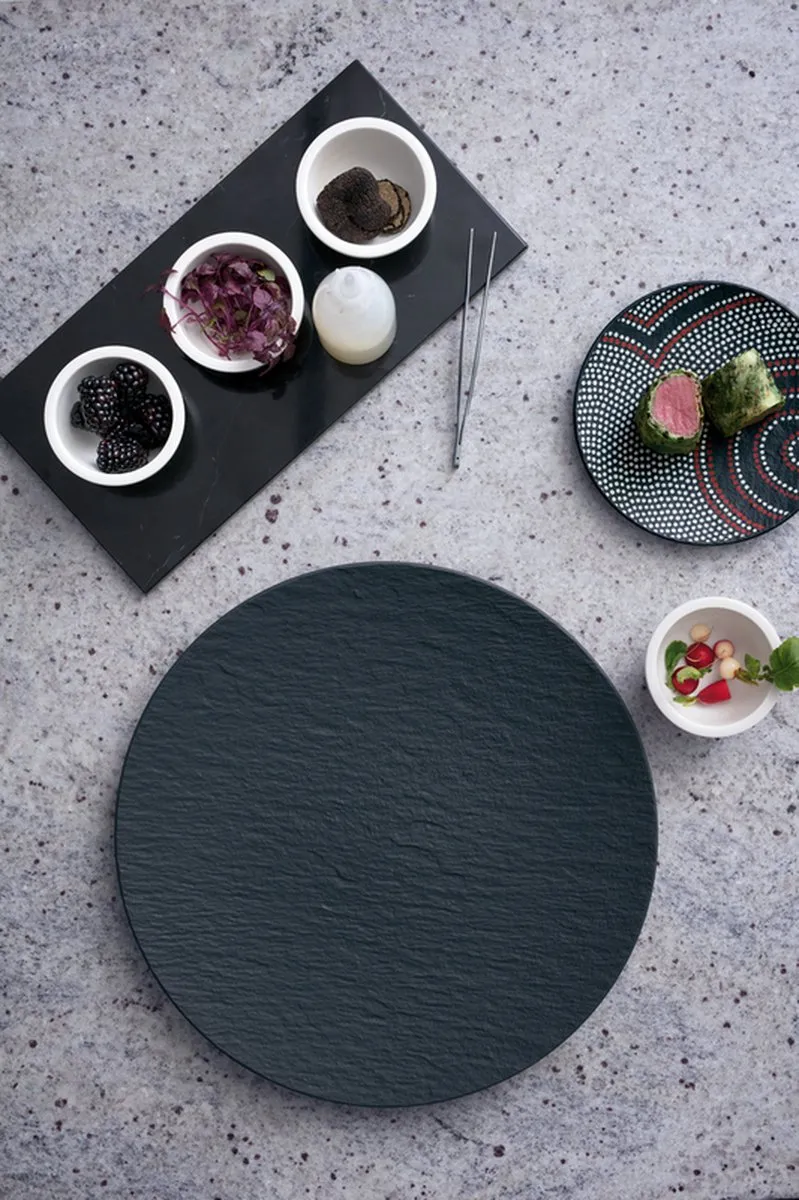 Villeroy & Boch Manufacture Rock Dinerbord 25cm - Zwart