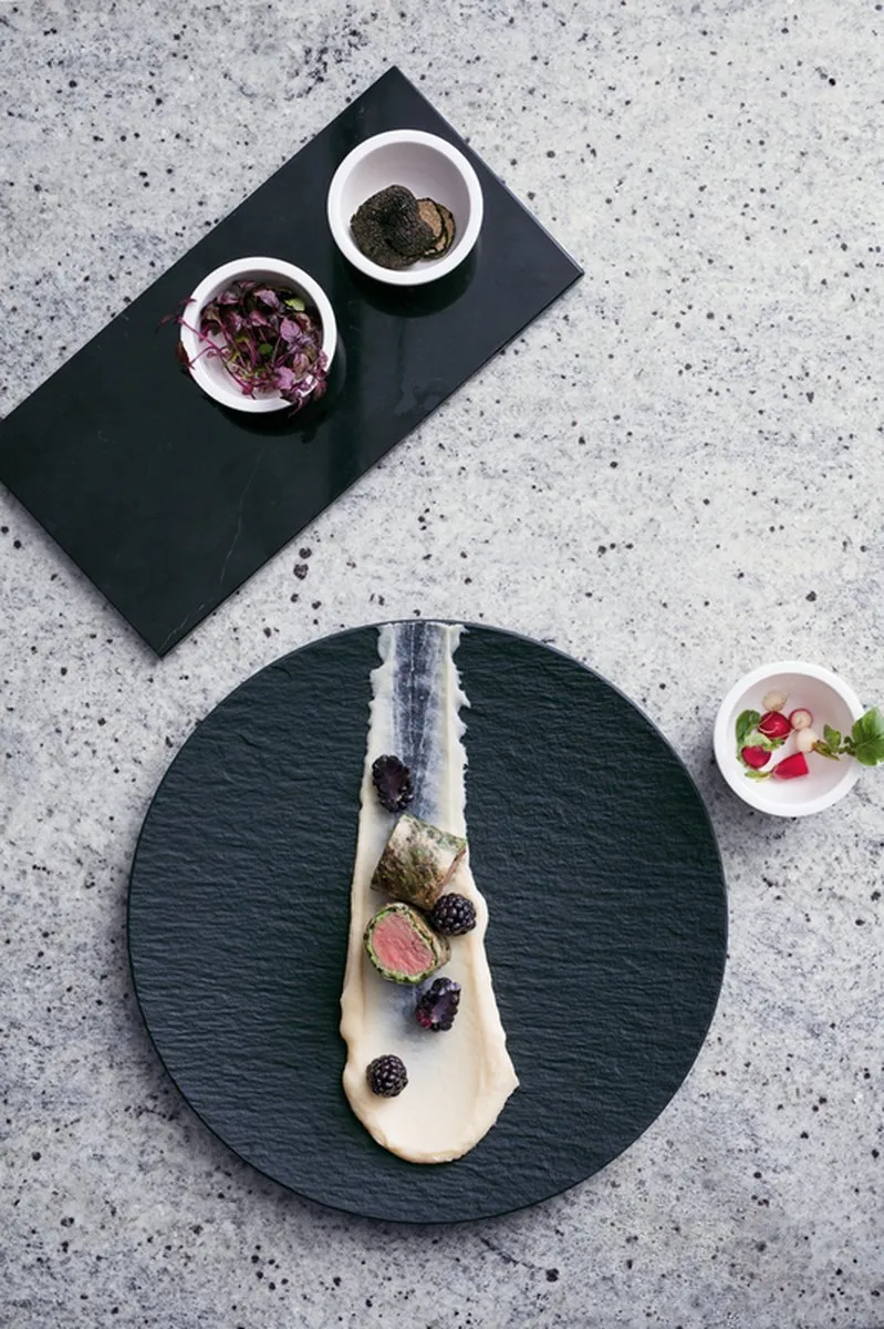 Villeroy & Boch Manufacture Rock Dinerbord 25cm - Zwart