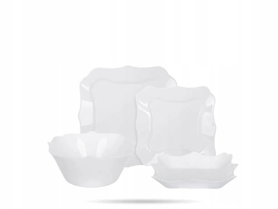Luminarc Authentieke Saladekom 24cm - Wit - Gehard glas
