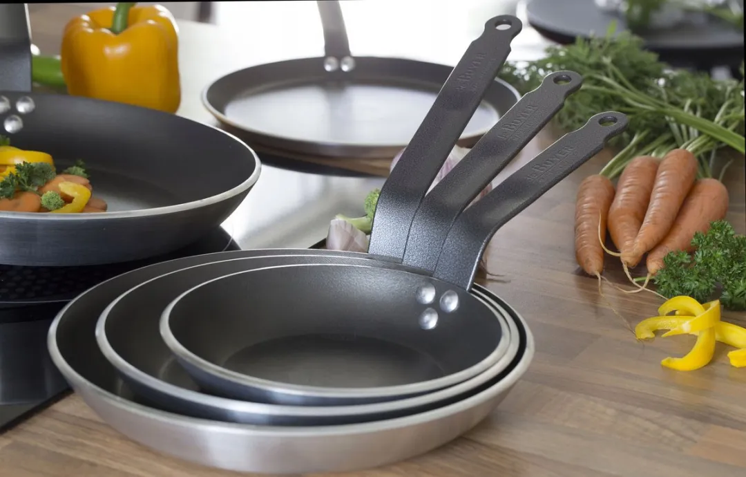 DeBuyer CHOC Koekenpan 24cm - Aluminium - Grijs