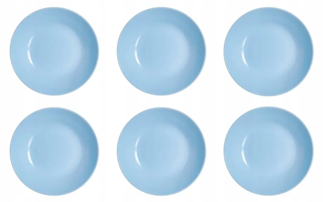 Luminarc Lémininac Diepe Dinerborden 20cm - 6 Stuks - Light Blue