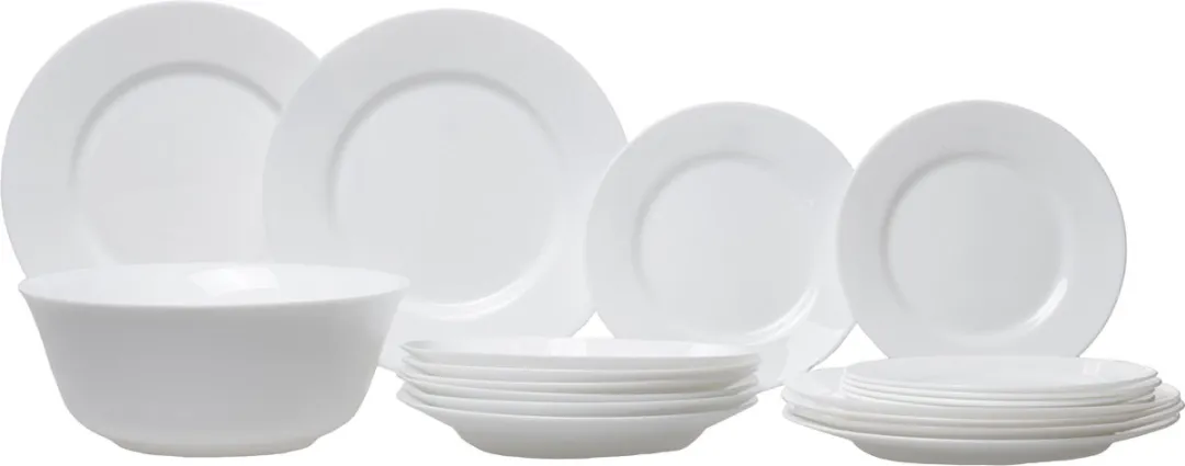 Luminarc Everyday Serviesset 19-delig - 6 Personen - Wit