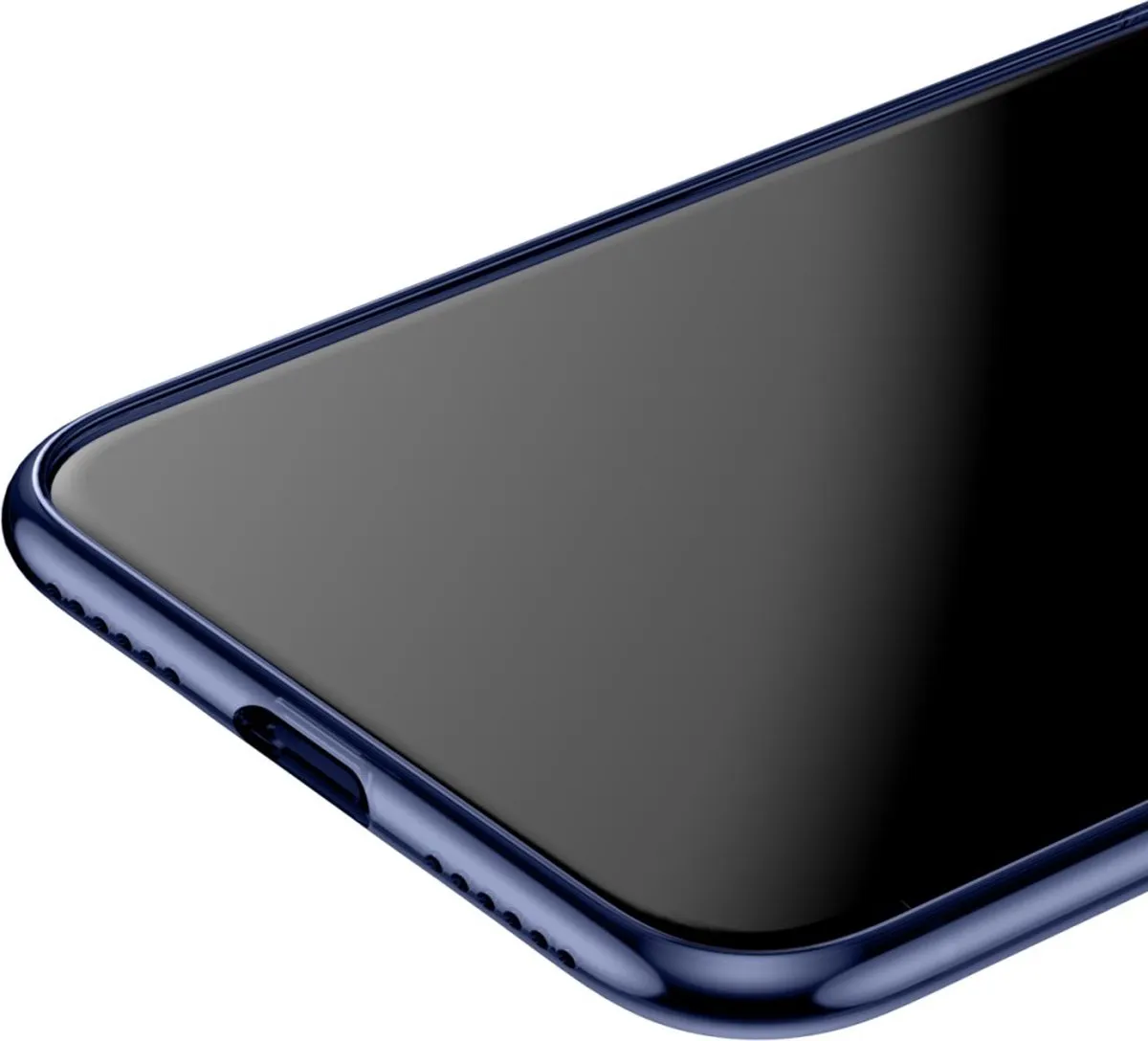Baseus Simple Series Hoesje iPhone X/XS - Blauw