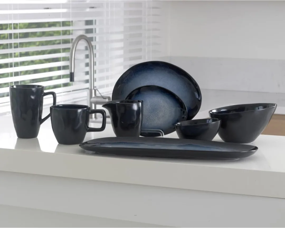 Cosy&Trendy Sapphire Kommetjes - 6 Stuks - Bruin/Paars