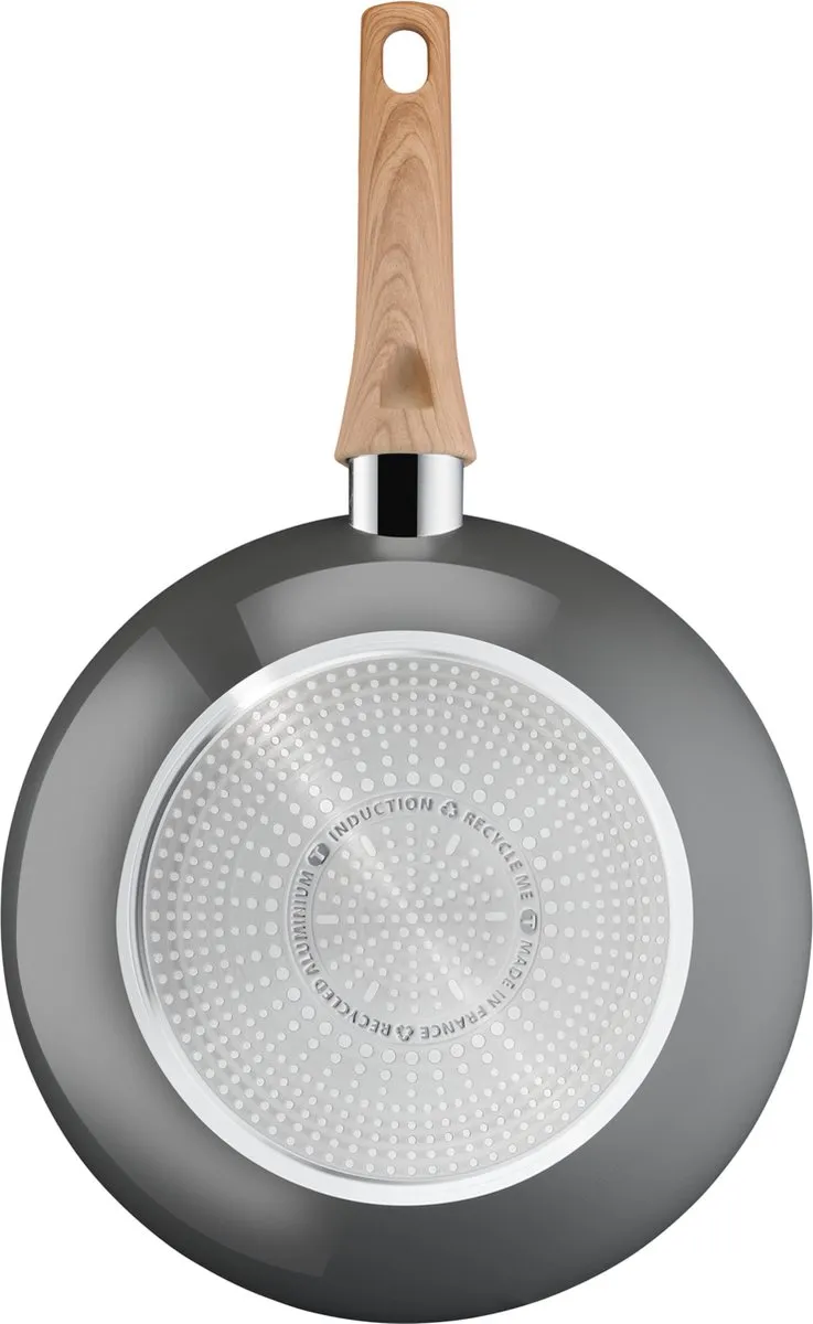 Tefal Renew Keramische Wokpan 28cm C4251913 - Grijs