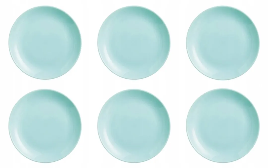 Luminarc Diwali Diepe Bord 20cm - 6 Stuks - Turquoise