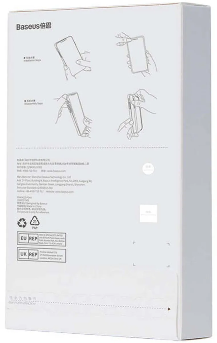 Baseus Transparante Hoes iPhone 13 - Valbescherming - afbeelding 3 van 6