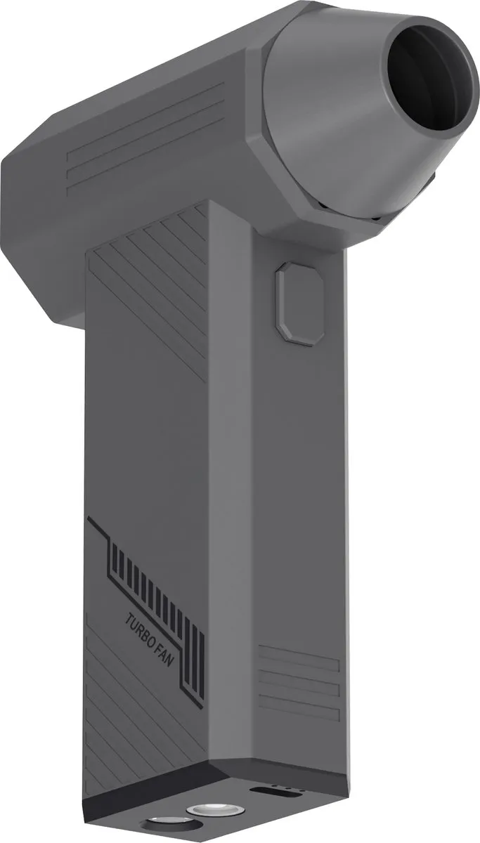 Deltaco Nordic Air Duster 135W - 4 Snelheden - Zwart - afbeelding 2 van 6