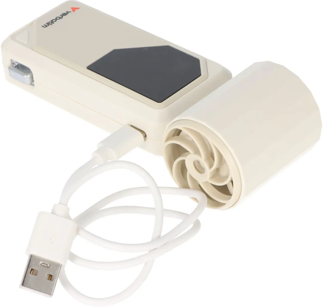 Verbatim Cool'n'Go AirJet Handventilator - Wit/Zilver - afbeelding 6 van 6
