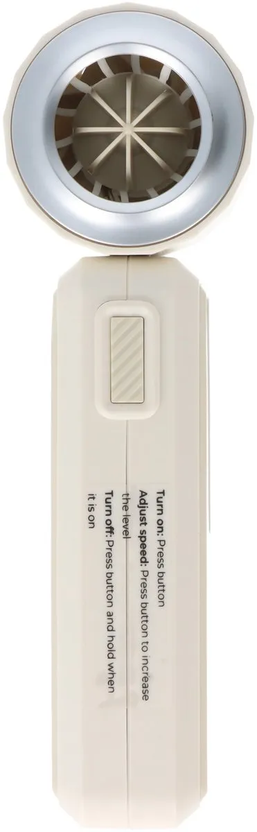 Verbatim Cool'n'Go AirJet Handventilator - Wit/Zilver - afbeelding 2 van 6