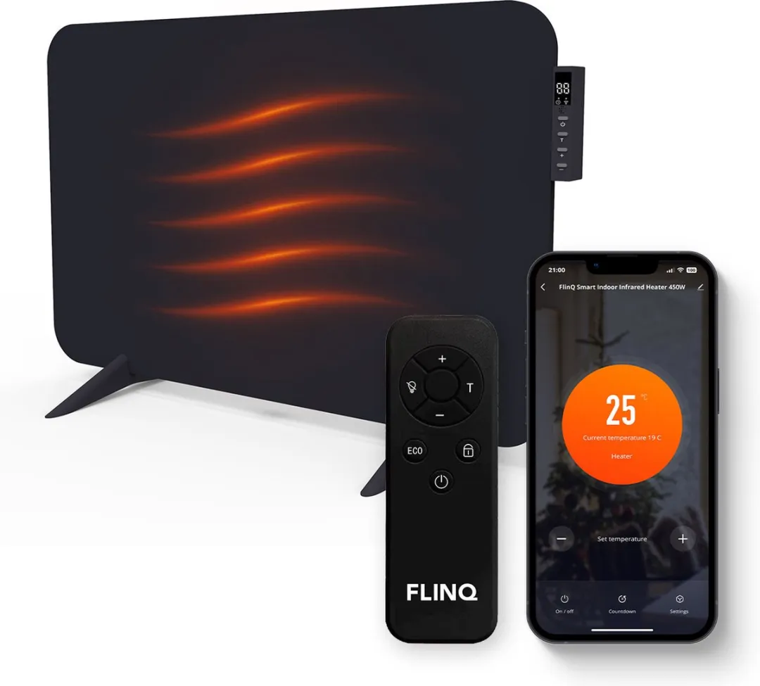 FlinQ Slimme Infrarood Verwarmingspaneel 450W