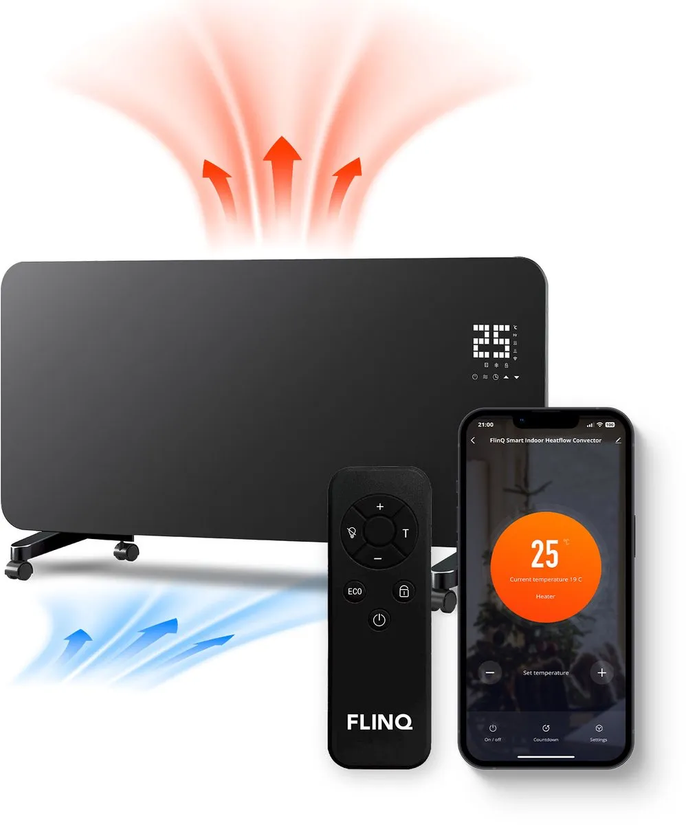 FlinQ HeatFlow Smart Convectorkachel 2000W