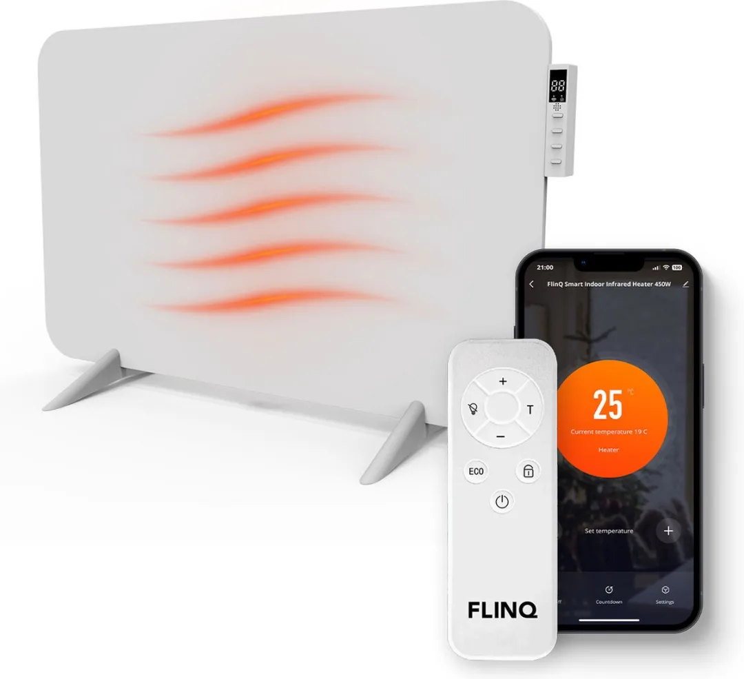 FlinQ Slimme Infrarood Verwarmingspaneel 450W