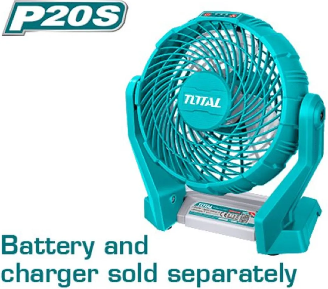 Total Accu Ventilator 20V 7" Losse Body