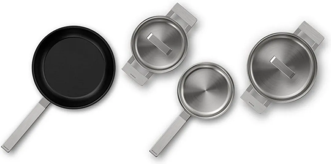 Bosch HEZ9SE040 Pannenset 4-delig - Glas/RVS - Inductie