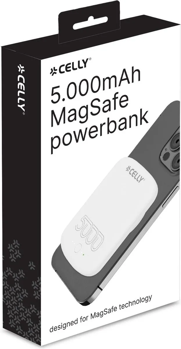 Celly MAGPB5000PROWH Powerbank 5000mAh - Wit - afbeelding 3 van 6