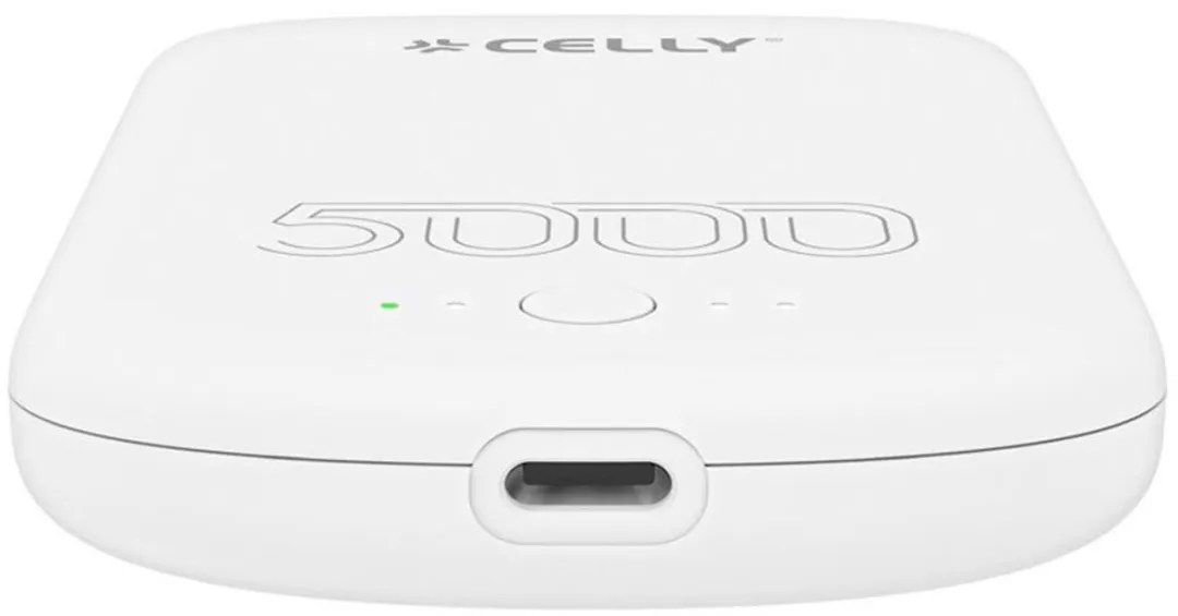 Celly MAGPB5000PROWH Powerbank 5000mAh - Wit - afbeelding 5 van 6