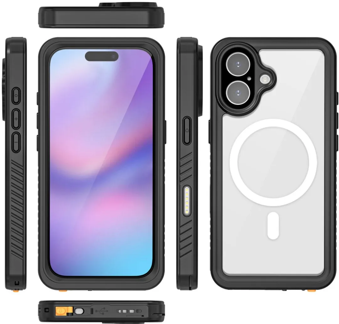 4Smarts Hoes iPhone 17 Volledige Waterdichte IPX6 - Zwart