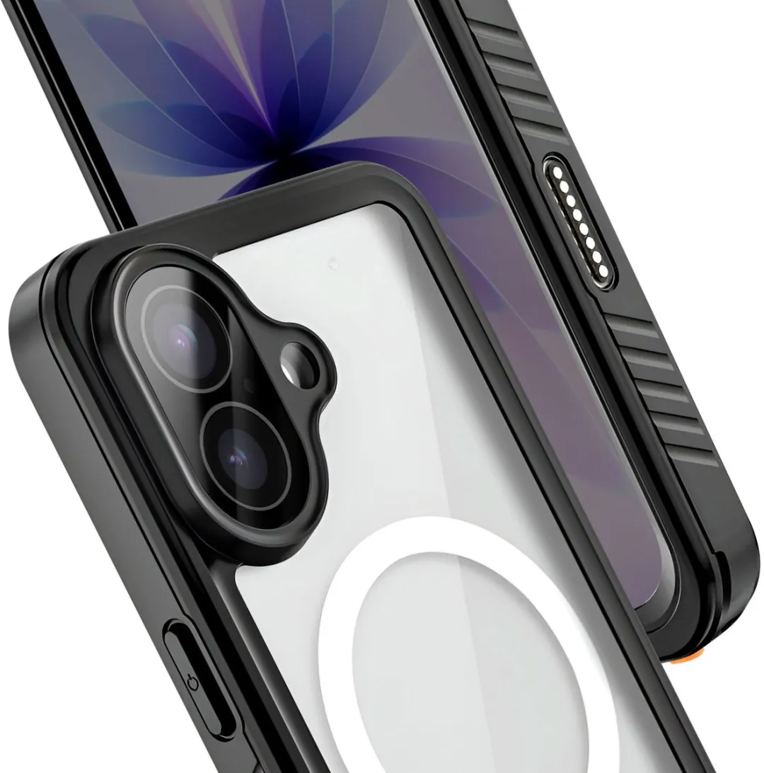 4Smarts Hoes iPhone 17 Volledige Waterdichte IPX6 - Zwart - afbeelding 6 van 6