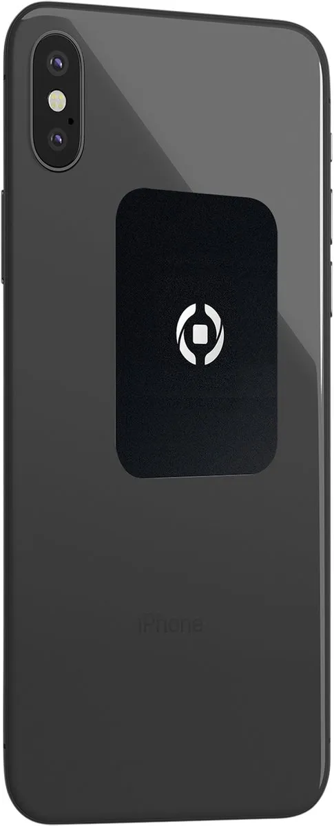 Celly Ghost Technology XL Magnetische Platen - 2 Stuks - Zwart