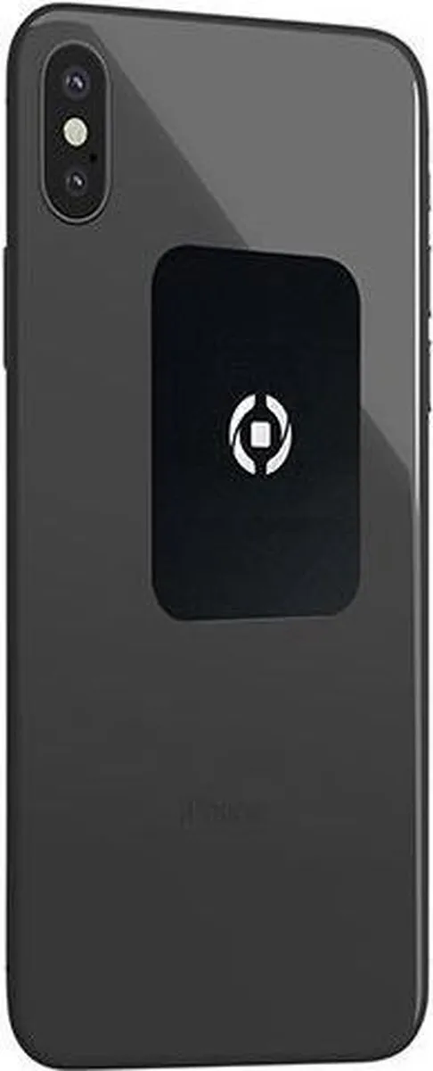 Celly Ghost Technology XL Magnetische Platen - 2 Stuks - Zwart