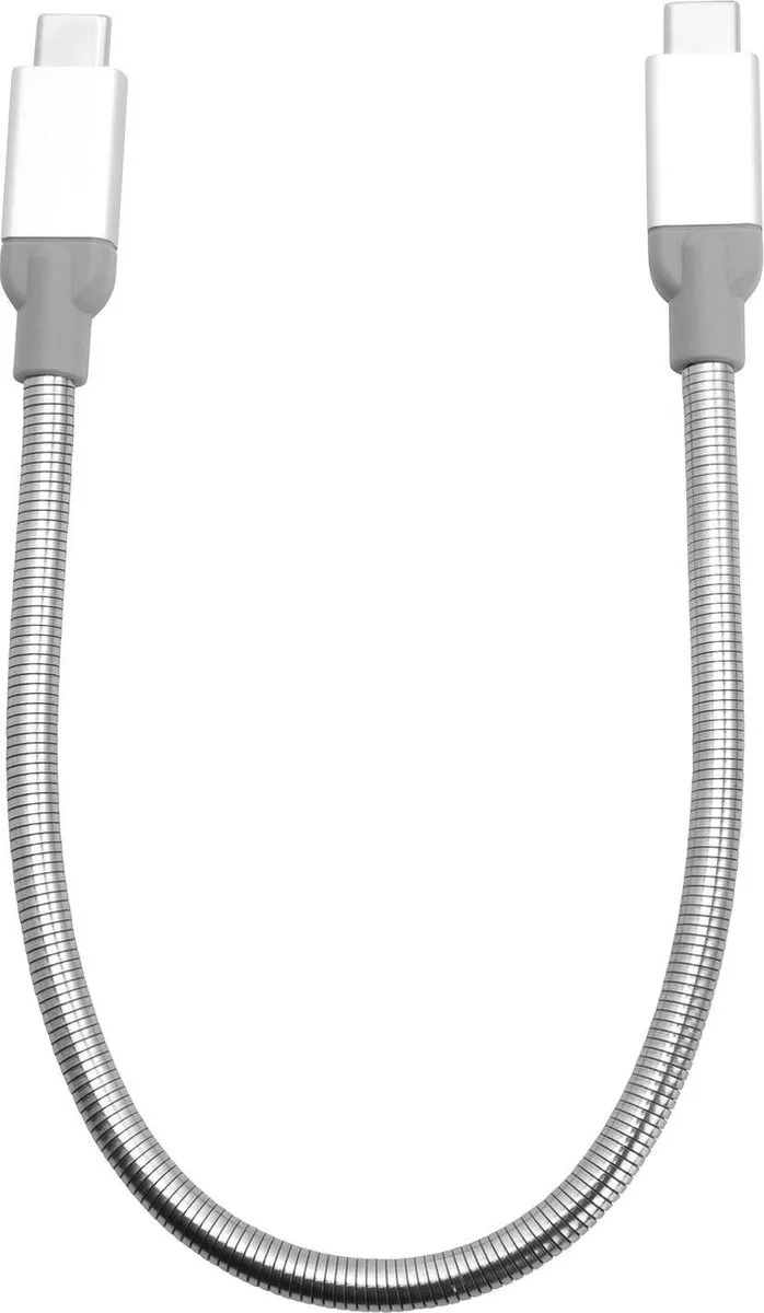 Verbatim USB-C naar USB-C Sync & Oplaadkabel 30cm - USB 3.1 - Grijs